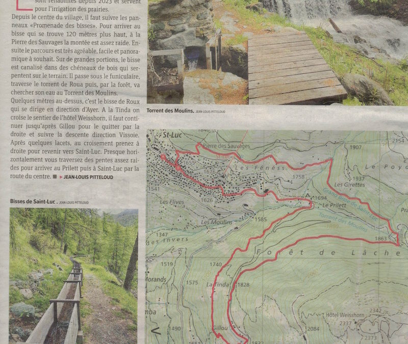 Les bisses de St-Luc / The irrigation channels of St-Luc